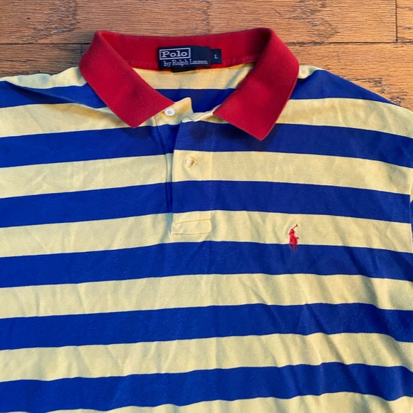 Polo Ralph Lauren Other - Vintage Ralph Lauren Polo Stripe Shirt L Superman